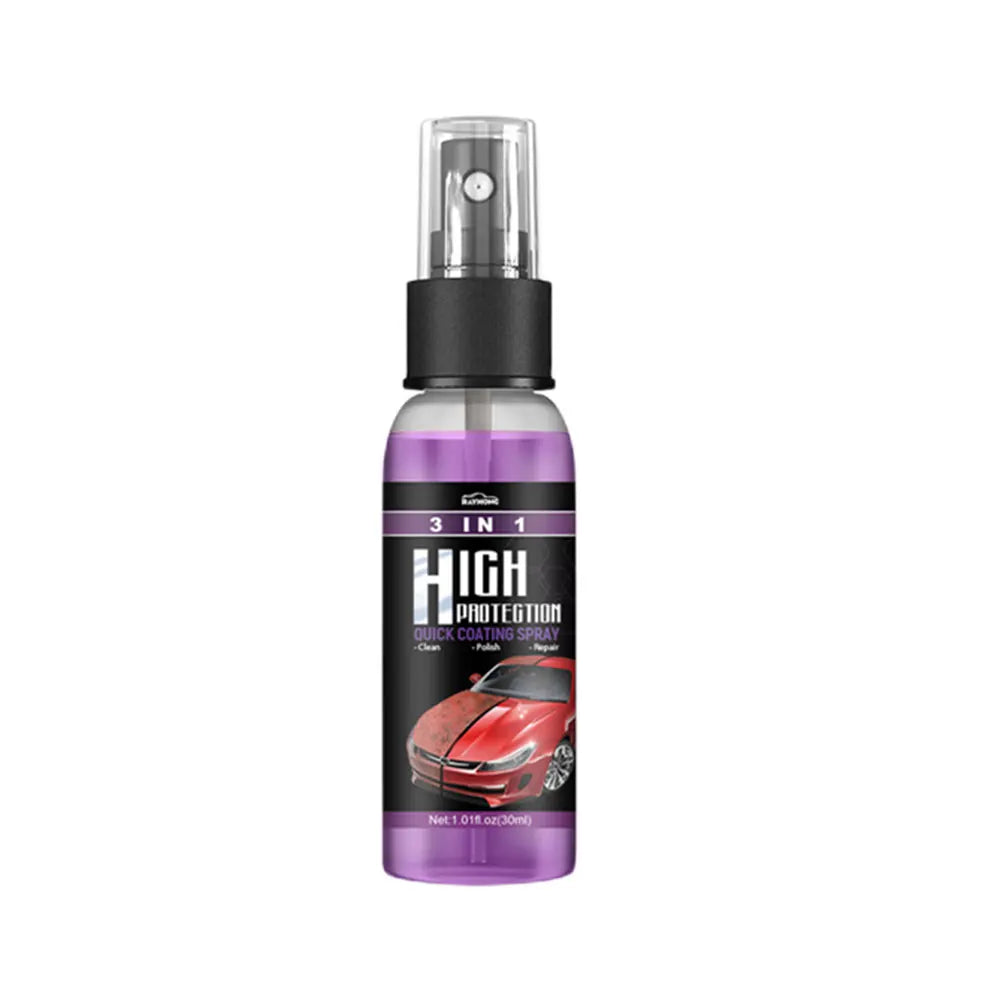 3 In 1 Ceramic Coating Spray | Hydrophobic Car Wax Polish Sealant for Paint, Glass & Whe detail view