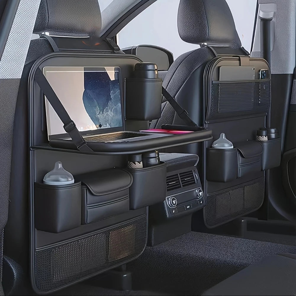 2026 Car Seat Back Organizer Tablet Holder Storage Bag, 1 Pack