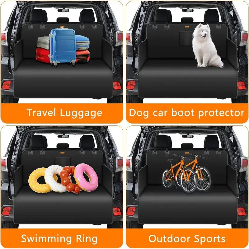 Waterproof Dog Car Seat Cover Trunk Case Dog Car Transporter Travel Mat Pad Dog Car additional angle