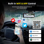 Dash Cam 4K with WiFi GPS | Built-in App Control and 24H Parking Monitor additional angle