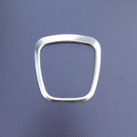 Aluminum Car Steering Wheel Frame Trim Cover For Audi Q5 Q7 A3 S3 8P A4 B6 B7 B8 A5 B8 A6 C7 Protection Cover Sticker