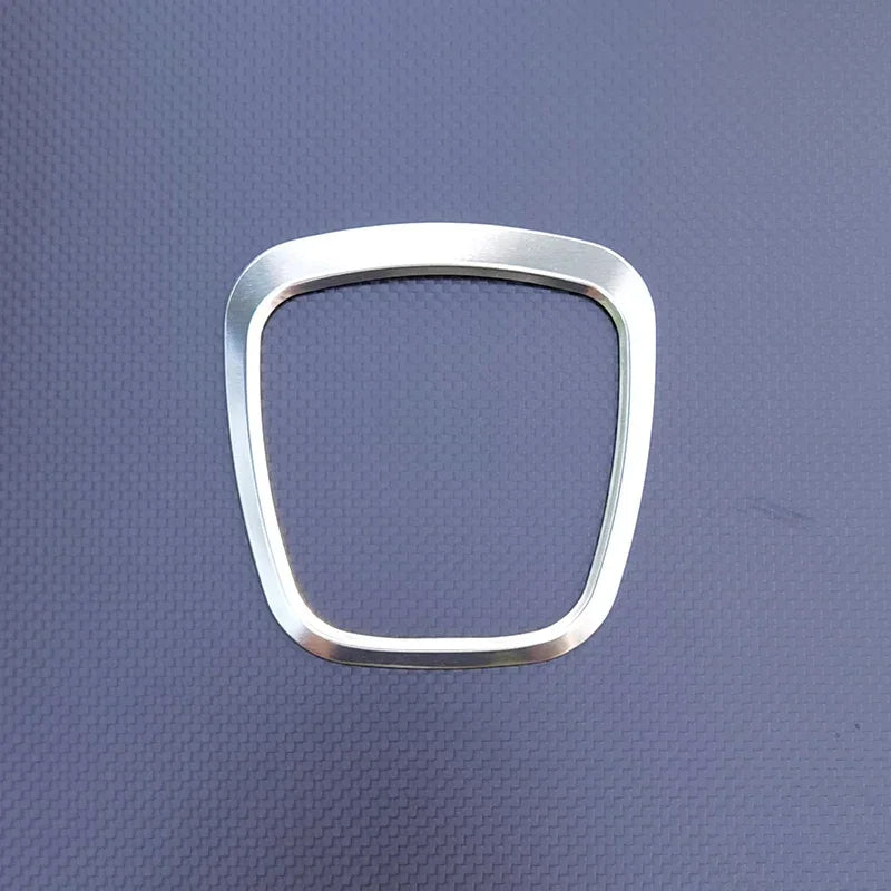 Aluminum Car Steering Wheel Frame Trim Cover For Audi Q5 Q7 A3 S3 8P A4 B6 B7 B8 A5 B8 A6 C7 Protection Cover Sticker