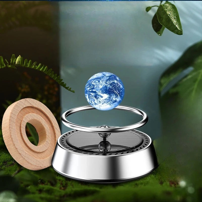 Cross-border solar creative planet console car ornaments car perfume long-lasting fragrance car aroma diffuser