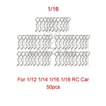 304 Stainless Steel R Clips for RC Car Body Shell additional angle