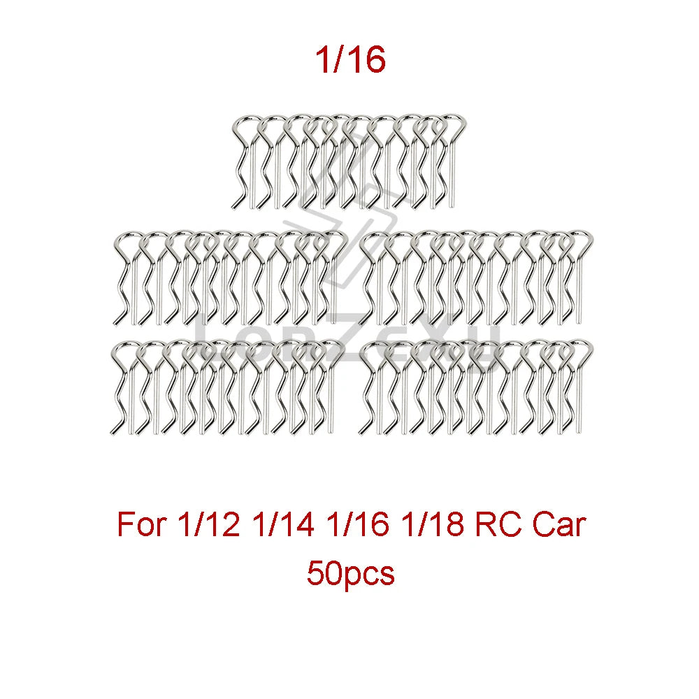 304 Stainless Steel R Clips for RC Car Body Shell additional angle