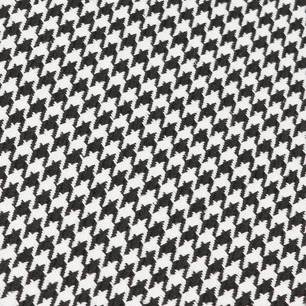 1pcs Houndstooth High Quality Cotton Linen Seats Fabric Car Seat Cover Headliner Door close-up view
