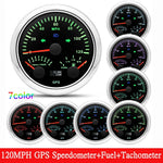 HD Customized 85mm 3 in 1 Gauge | GPS Speedometer, Fuel Gauge, Tachometer with Antenn lifestyle view