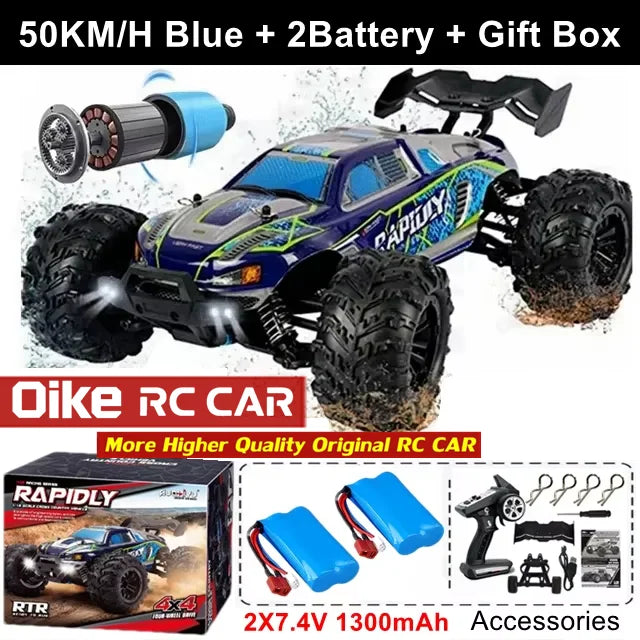 Oike 4WD 1:16 80KM/H Super Brushless 50KM/H Brushed RC Car 4x4 Off Road Remote Contro alternate view
