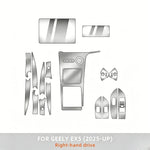 TPU Film For Geely EX5 E5 2025-2026 Center Console TPU Protective Film Interior Screen Protector Interior Film Transparent TPU