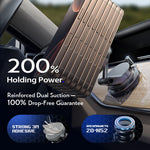 LISEN Qi2.2 25W MagSafe Car Mount Charger | Vacuum Suction Cup Wireless Charger for i lifestyle view