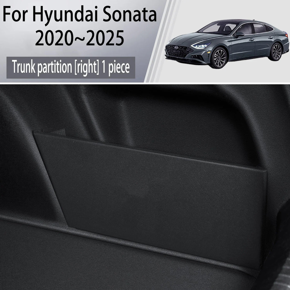 For Hyundai Sonata DN8 2020~2025 2022 Car Thickening Trunk Storage Partition Multifunc close-up view