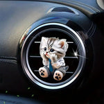 Car Cat Air Freshener Diffuser Car Air Outlet Perfume Clips Air Outlet Aroma Diffuser Ventilation Clip Car Interior Decoration