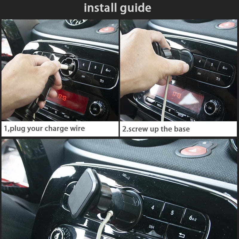 Magnetic Phone Holder for Mercedes Smart 453 | Car Interior Accessories lifestyle view