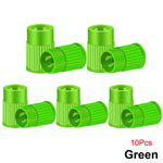Plastic Tire Valve Caps with Built-in Valve Core Remover | Universal Stem Covers for lifestyle view