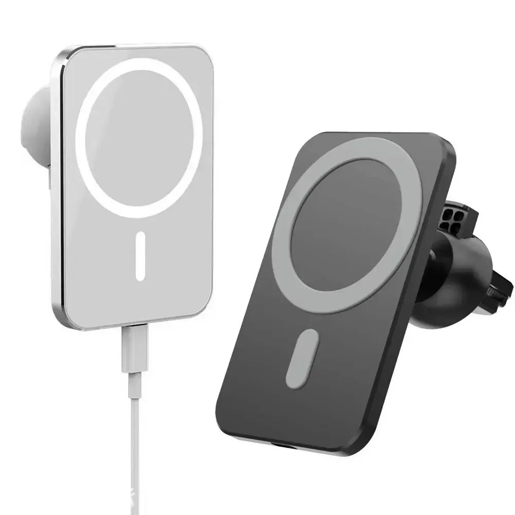 15W Qi Car Charger | Magnetic Wireless Car Mount for iPhone 12/13 Pro
