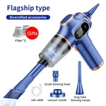 Lenovo 9500000 PA Wireless Vacuum Cleaner — Dual-Use Car & Home with Display Screen lifestyle view