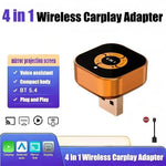 TrolinkTek 2026 Upgrade 4in1 CarPlay Adapter Wireless Android Auto | Plug and Play Sm alternate view