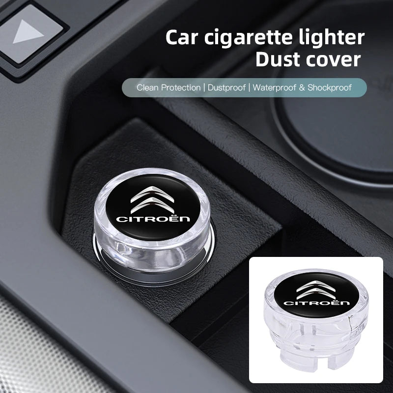 Citroen Cigarette Lighter Dust Cover Dustproof ABS For C3 C4 C5 Saxo Xsara alternate view