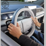 For XPeng Xiao Peng G6 2023 2024 2025 Car Steering Wheel Cover Leather Non-slip Auto Interior Accessories