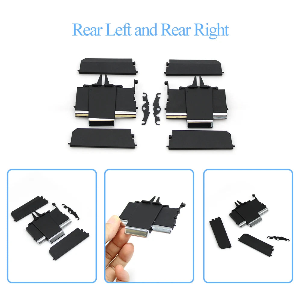 LHD RHD Car Front Rear Air Conditioning Slider Clip AC Vent Outlet Grille Repair Kit For Maserati Quattroporte M156 2013-2020
