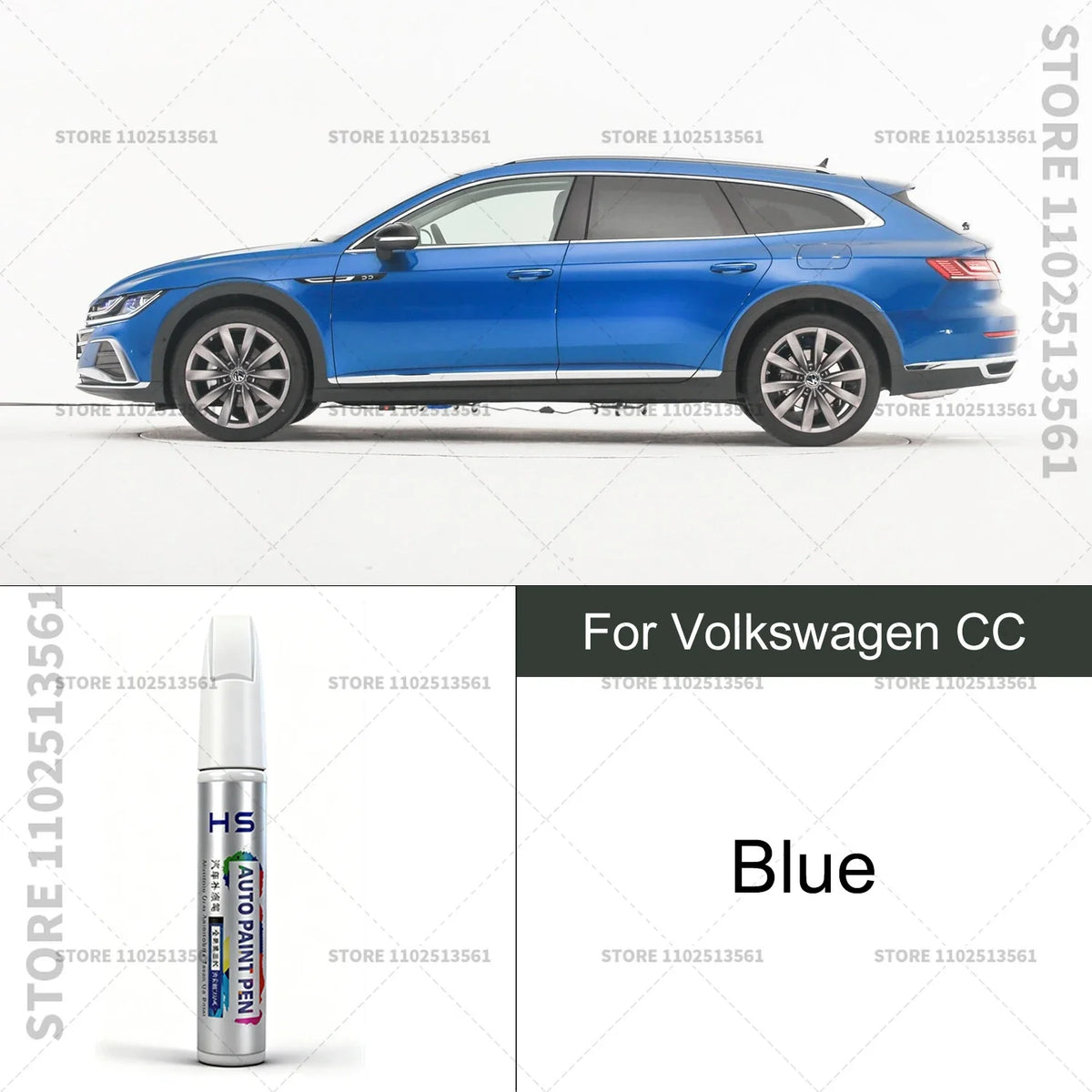 Car Paint Repair Pen For Volkswagen CC Touch Up Scratch Remover DIY Auto Accessories lifestyle view
