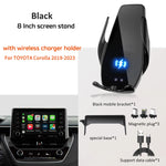Car Mobile Phone Holder For Toyota Corolla 2019-2023 8-inch Screen Fix Special Bracket Gravity GPS Cell Phone Holder