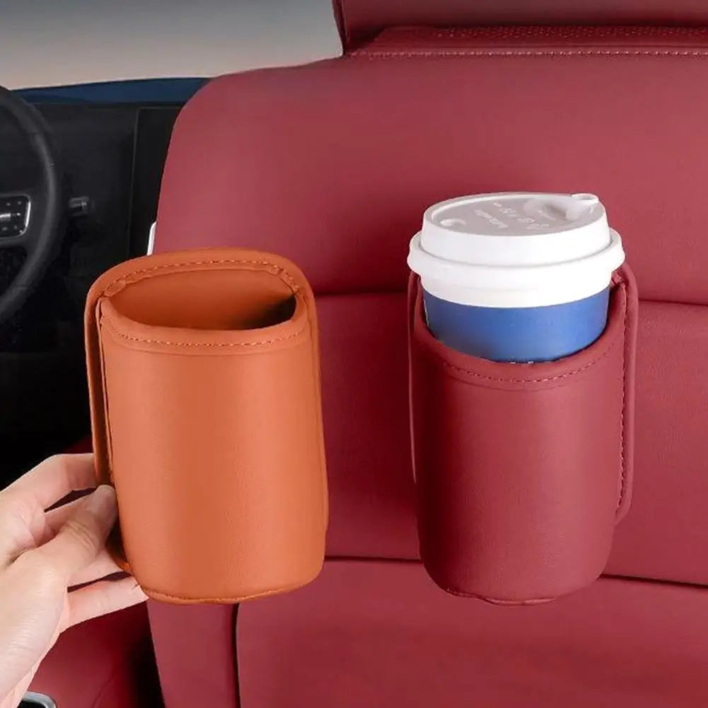 Universal Car Cup Holder Box | Back Clip Drink Rack Storage Bin lifestyle view