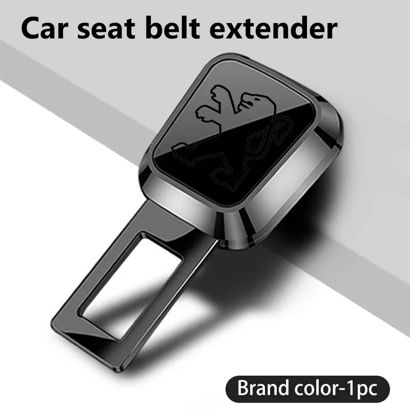 Car Seat Belt Extender Plug for Peugeot 206 207 208 3008 307 308 2008 407 508 5008 106 close-up view