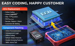 LAUNCH X431 USCRP919X BT OBD2 Scanner Automotive Diagnostic Tools Car CANFD DOIP ECU Coding Professional Bluetooth Diagnosis Scan Free Update Hot Selling