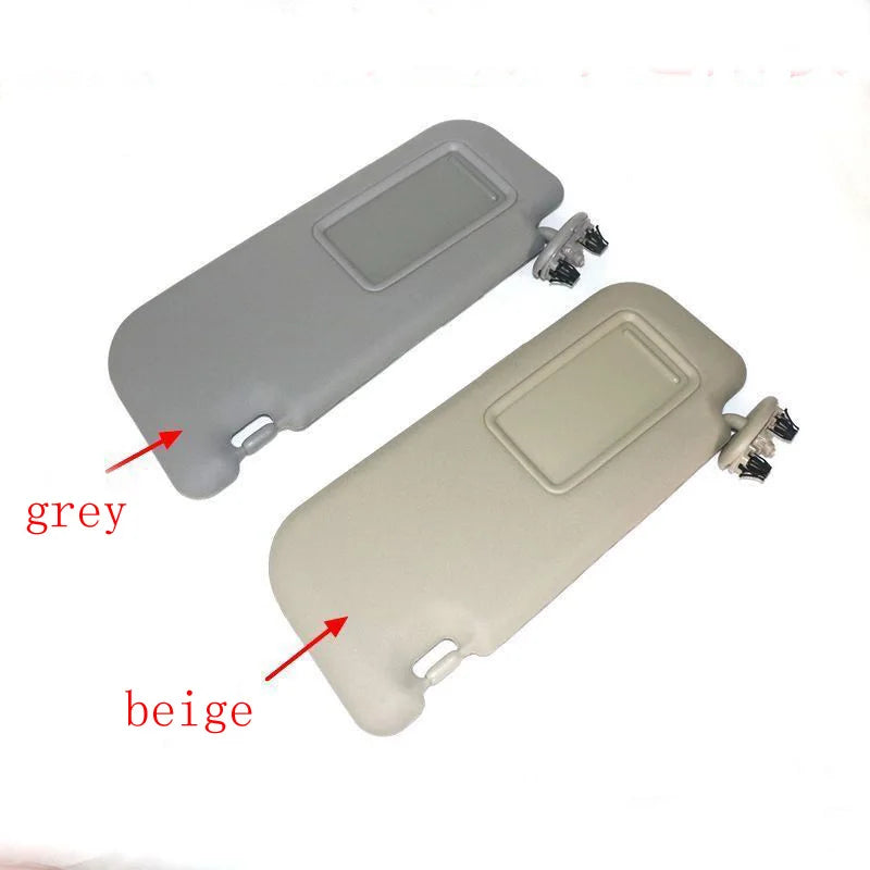 For Toyota Yaris 2008-2013 Car Front Left / Right Sun Visor Panel Sunvisor with Makeup Mirror Replacement
