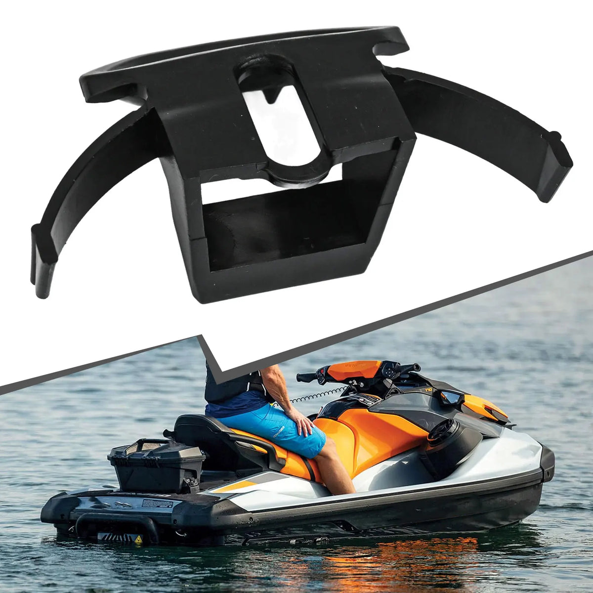 Car Glove Box Lock Latch Handle Storage For Sea-Doo For GTX/ For RXT/ For Wake Pro/ Fo close-up view