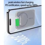 100W Magnetic Wireless Car Charger Air Outlet Phone Holder for iPhone 16 15 14 13 1 additional angle