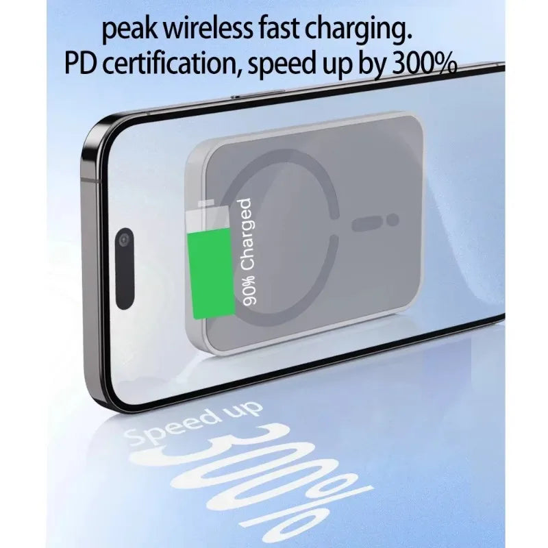 100W Magnetic Wireless Car Charger Air Outlet Phone Holder for iPhone 16 15 14 13 1 additional angle