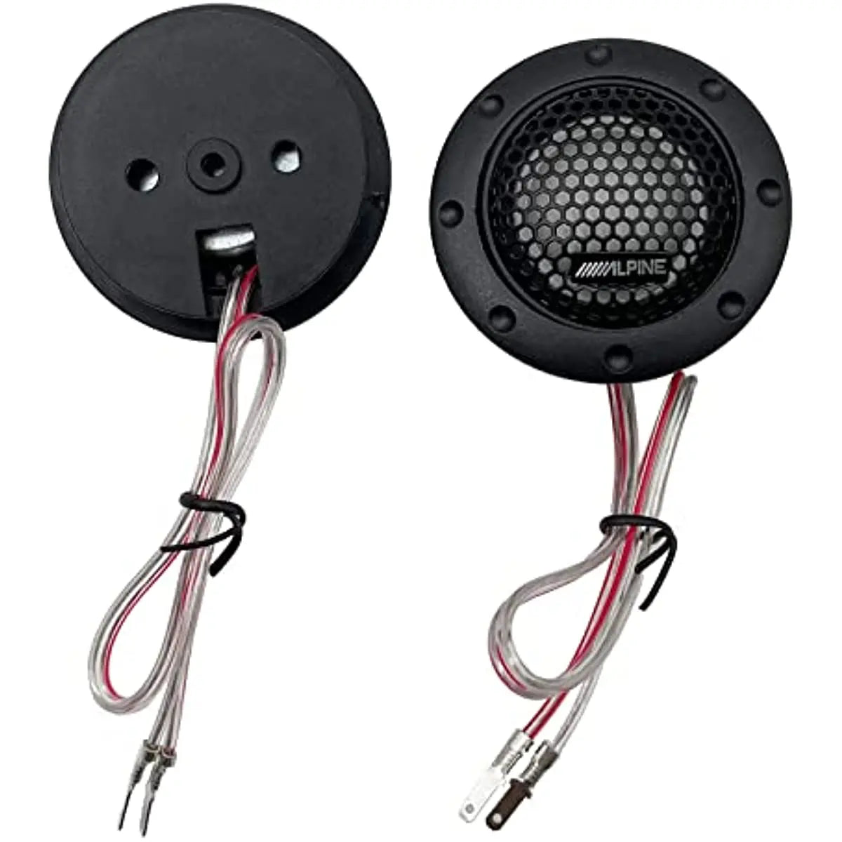 Car High Fidelity Stereo Speaker Tweeter - Car Modified Car Audio Silk Dome Tweeters close-up view