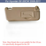For Hyundai i30 i30cw 2008 2009 2010 2011 sun visor car left and right with mirror sun visor 852012L020 852022LO20