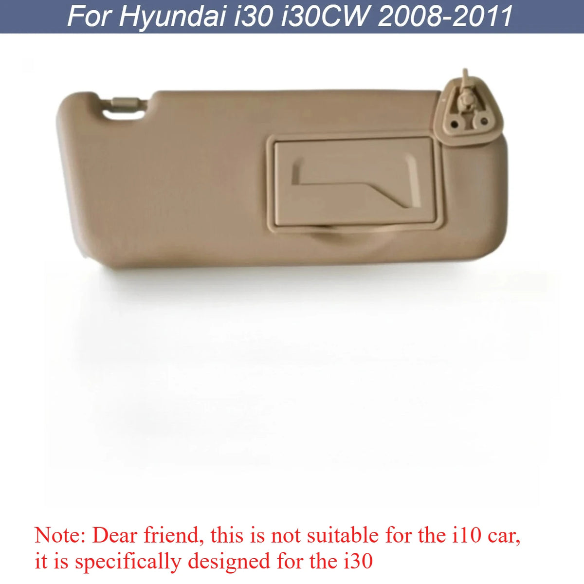 For Hyundai i30 i30cw 2008 2009 2010 2011 sun visor car left and right with mirror sun visor 852012L020 852022LO20