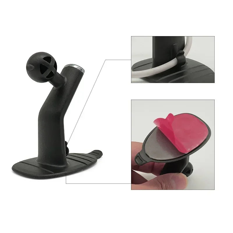 Universal Car Phone Holder Aoto Dashboard Self-adhesive Phone Bracket Base GPS Cell Ph close-up view