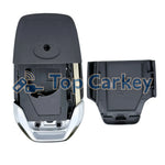 TopCarkey Replacement Flip Remote Key Shell Fob Housing Case for SAIC MAXUS T60 T70 additional angle