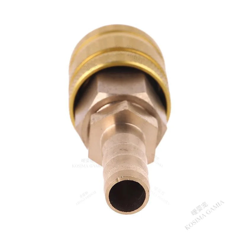 8mm Leakproof Tire Inflation Quick Connector | Brass Air Fitting Adapter lifestyle view