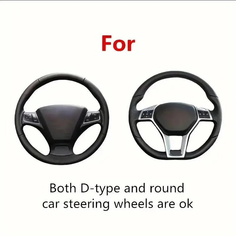 Silicone Steering Wheel Cover Ultra-thin Anti-slip Universal 15 in lifestyle view