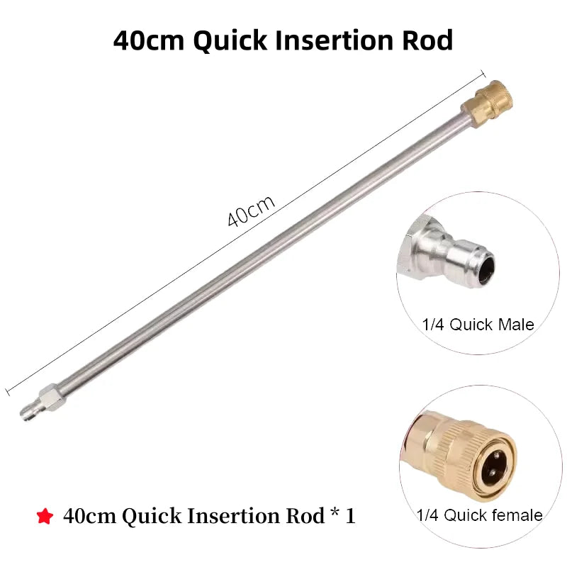 Dual-purpose Car Chassis Brush Cleaning Scrubber | High-pressure Water Gun for Car Wa alternate view