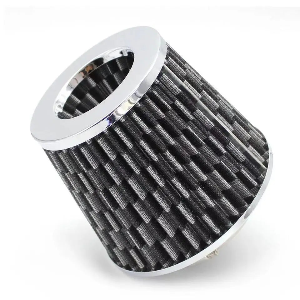 76MM 3 Inch High Flow Cold Air Intake Filter | Universal Induction Kit for Vehicles additional angle