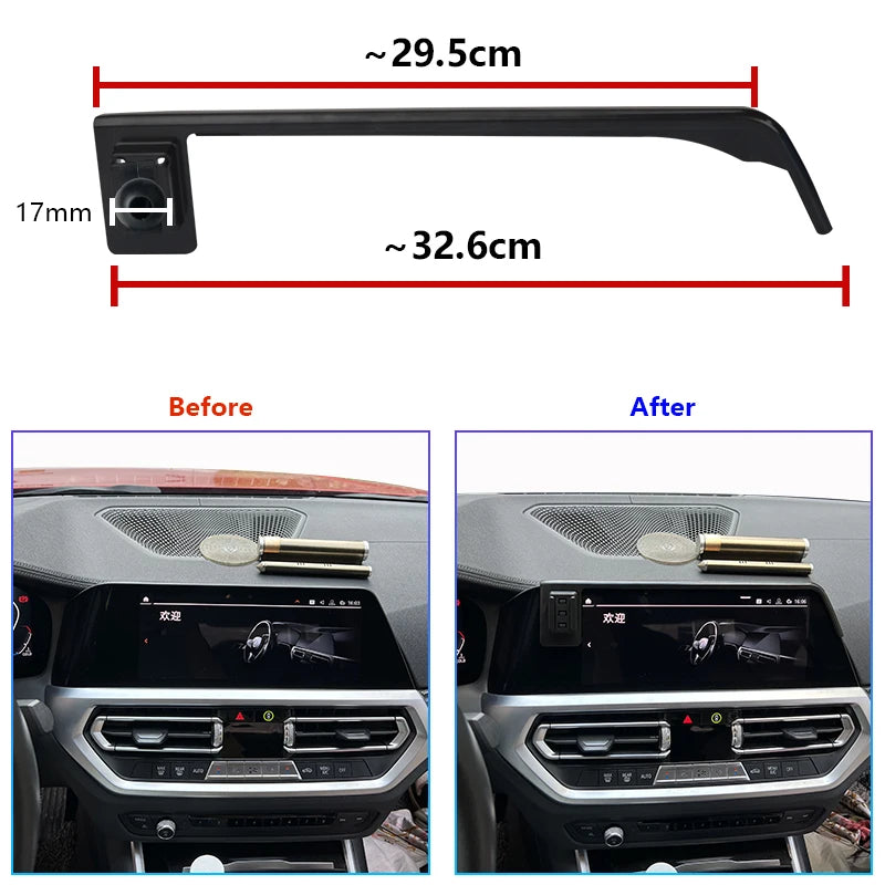 Car Phone Holder For BMW 3 Series 320 330 340 G20 2019-2022 Dedicated Infotainment Screen Wireless Charging Smartphone Holder