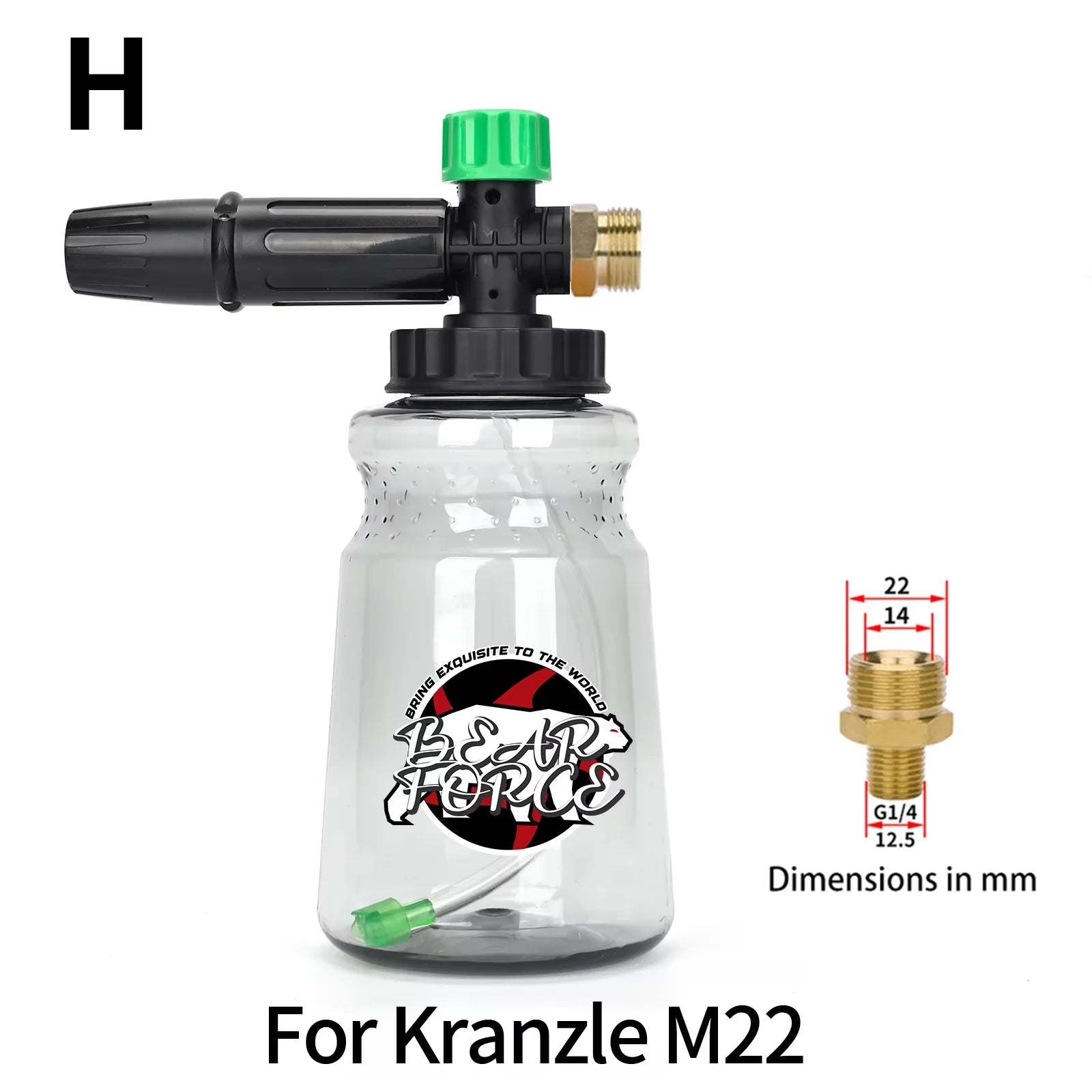 Car Wash Snow Foam Lance | Dense Foam Cannon for High Pressure Washers alternate view