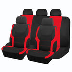 AUTO PLUS Sports Universal Polyester Car Seat Cover Set Fit Most Car Plain Fabric Bic lifestyle view