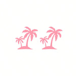 palm tree Decal Waterproof Sticker Car Rearview Mirror Windshield Side Window Sun Visor Ocean Beach Vinyl universal Fit Auto