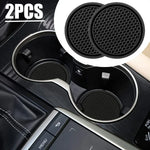 New Car Cup Holder Anti-Slip Silicone Insert Coaster Mat Universal Car Accessories Black Fit For Mos