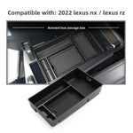 Center Console Organizer Tray for Lexus NX RZ 2022-2025 Armrest Storage Box with Non- lifestyle view