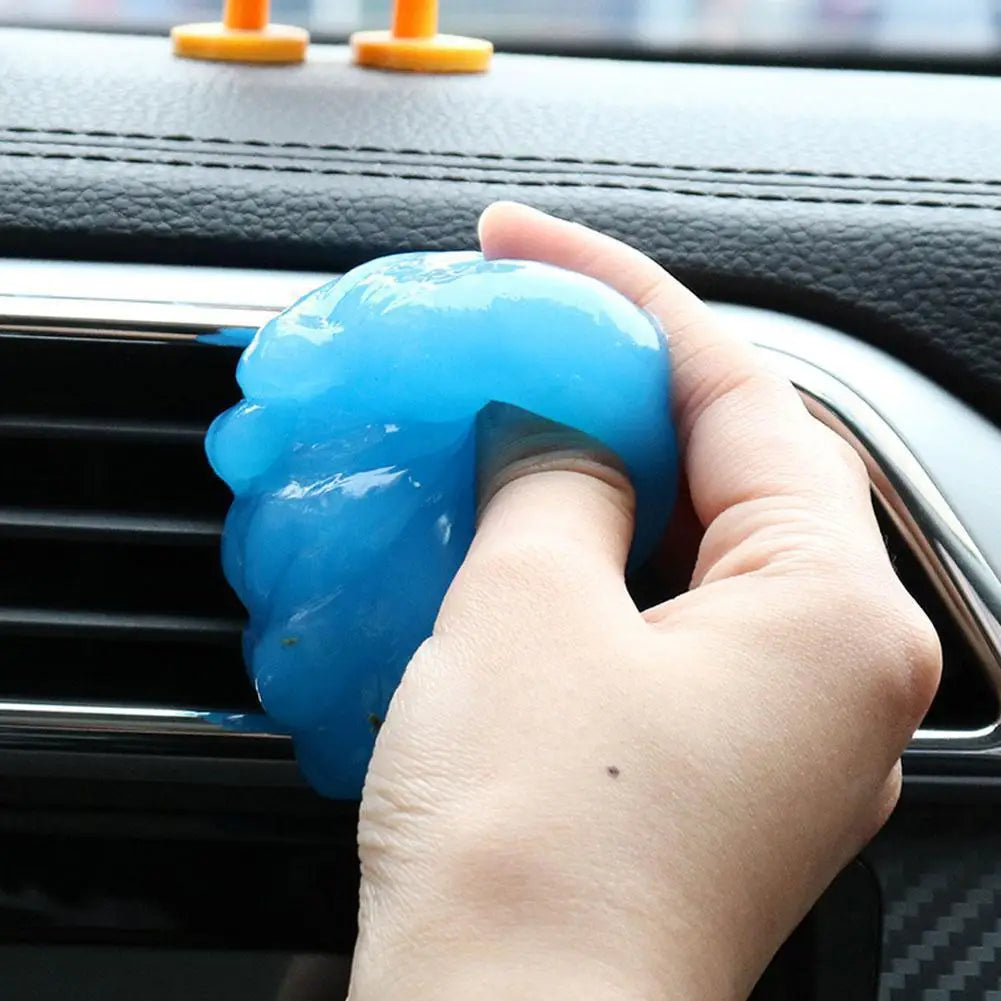 Car Cleaning Soft gel Duster To Removes Interior Cleaning Magic Outlet Laptop Vent Ai lifestyle view