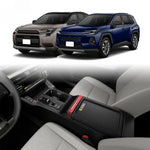 Car accessories FIT FOR Toyota RAV4 XA60 2026 2027 2028 ABS black red chrome Interior Modification Armrest Box Trim Strip